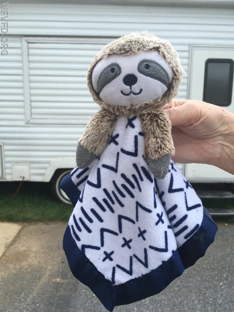 A missing stuffed animal that spent a few weeks with us before his owner came back! 
