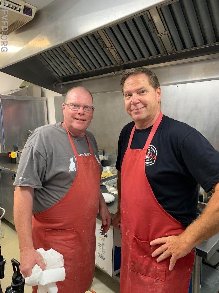 WFVFD Life Members Carl Saunders and Patrick Saunders