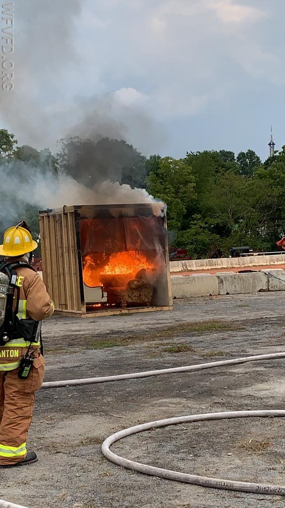 Side by side burn