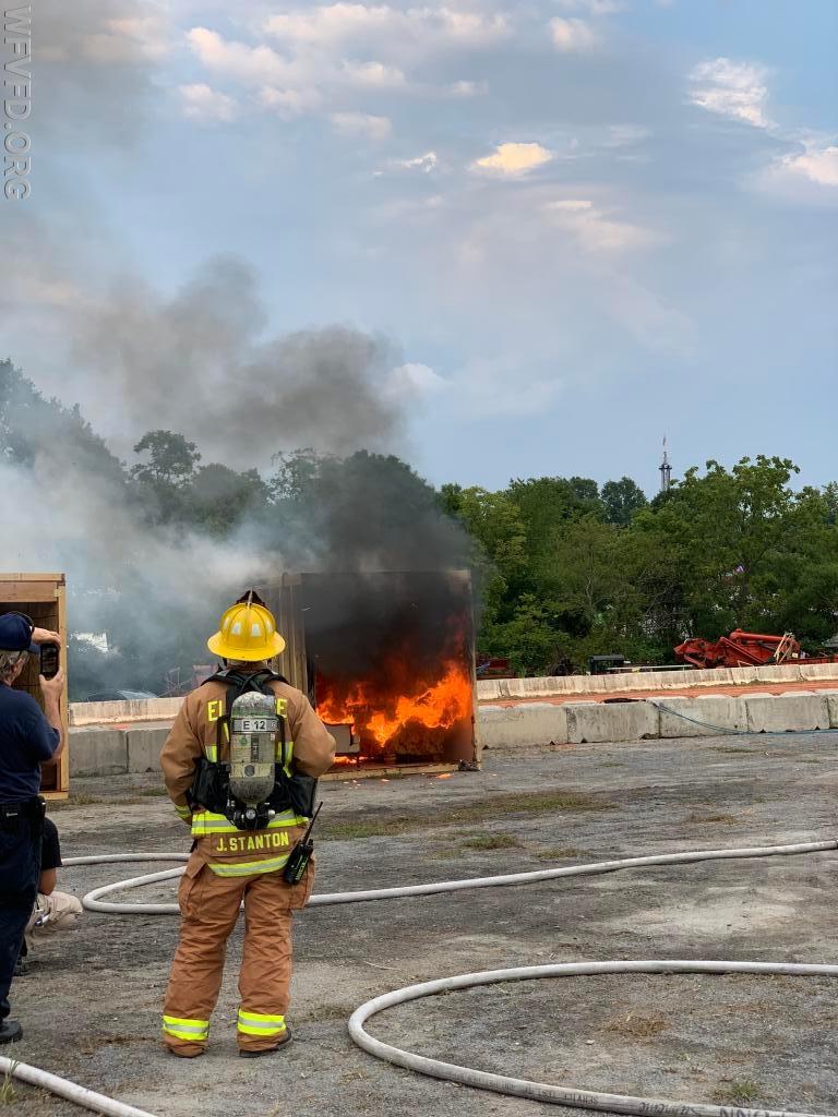 Side by side burn