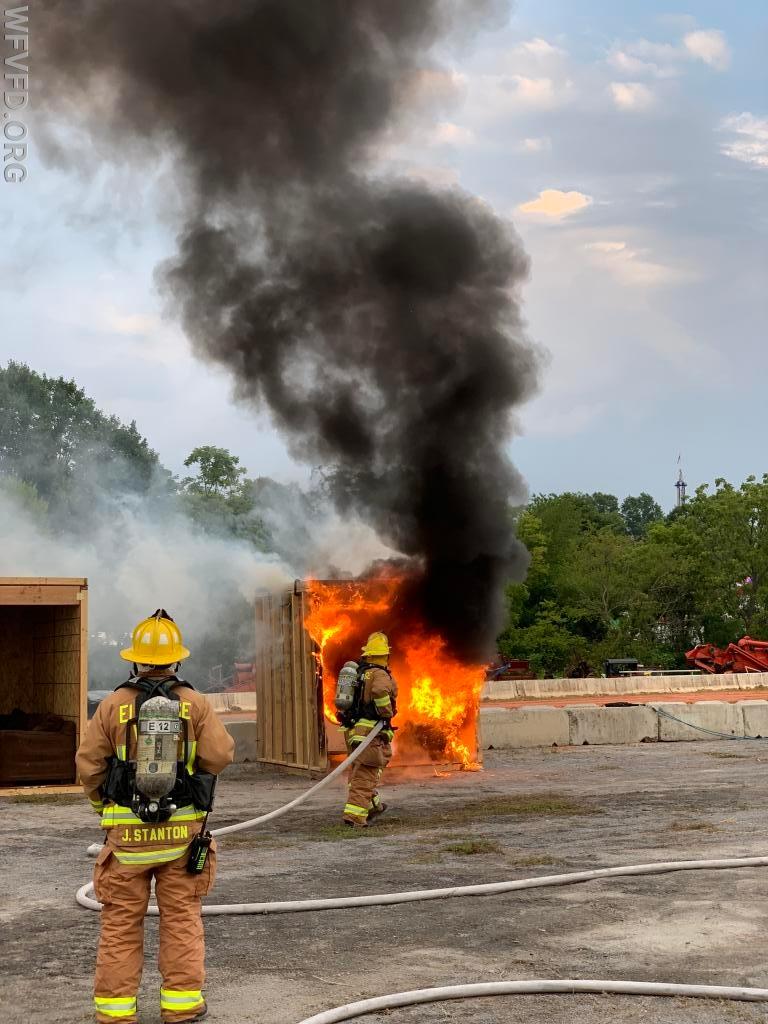 Side by side burn