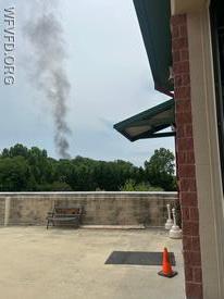 View of first due fire from the firehouse.